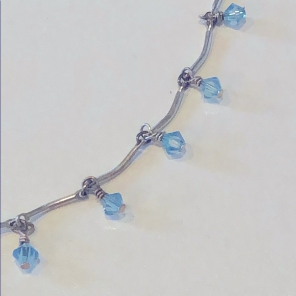 π Swarovski Crystal Sterling necklace - Picture 4 of 9